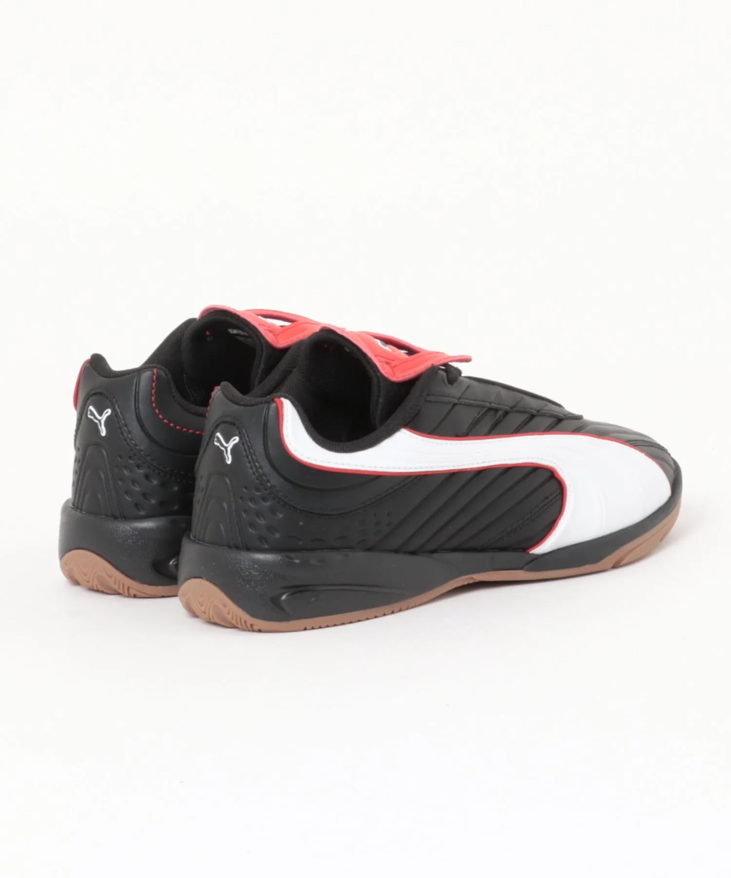 Мужские кроссовки из искусственной кожи PUMA V-S2 LIBERO чёрные — фото 2