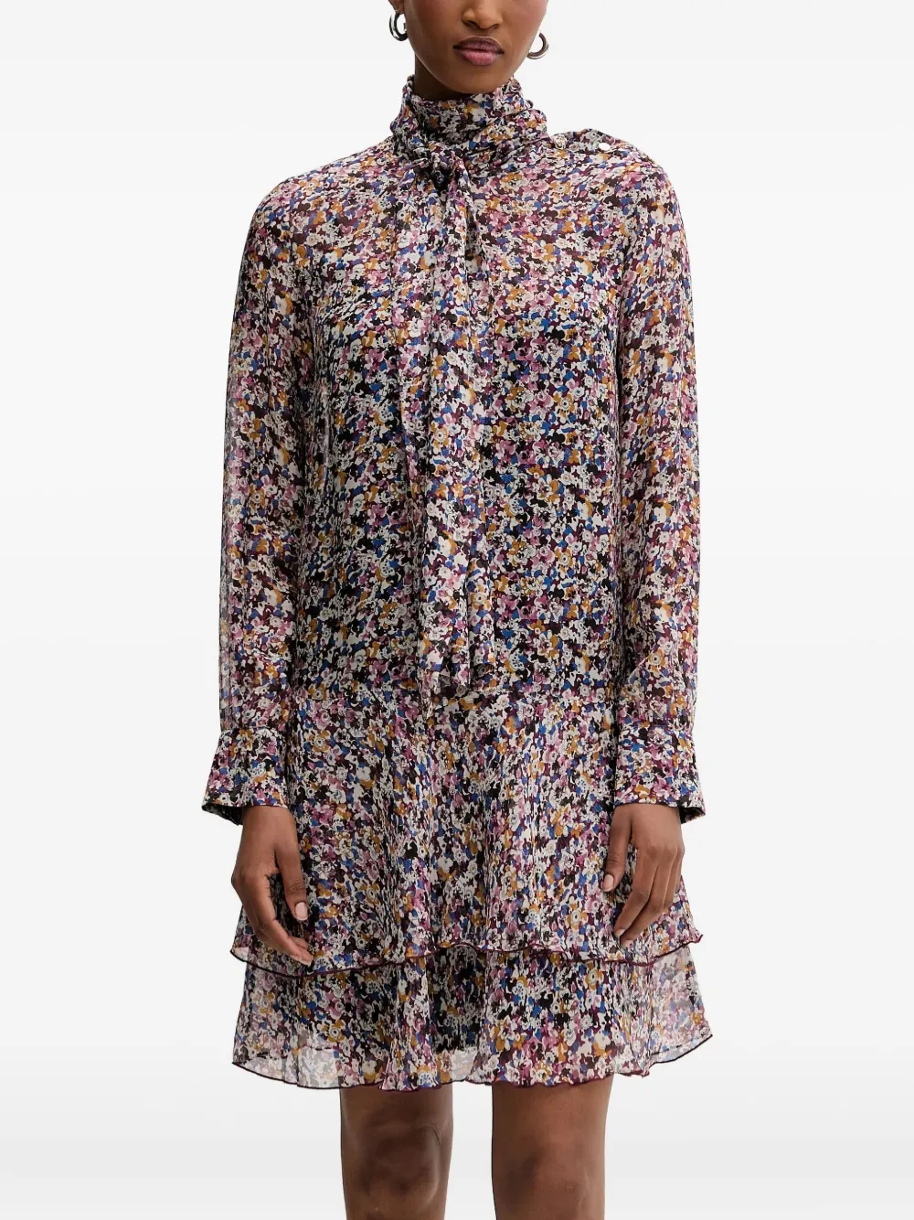 

Платье с бантом на воротнике Liu Jo, черный