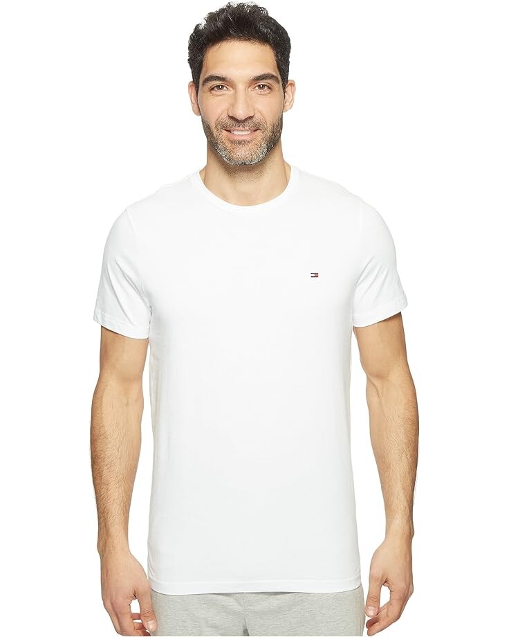 

Футболка Tommy Hilfiger Short Sleeve Core Flag Crew Neck, белый