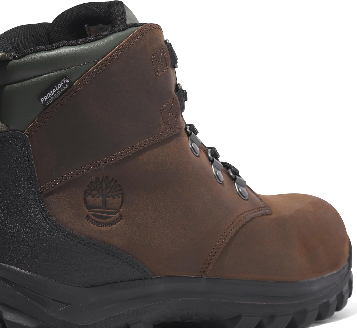 Мужские водонепроницаемые зимние ботинки Timberland Chillberg Mid на шнуровке, темно-коричневый — фото 3