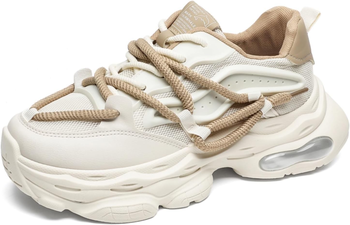 

Мужские белые кроссовки на платформе: стильные кроссовки с контрастной прострочкой для повседневного уличного стиля Khwfjas