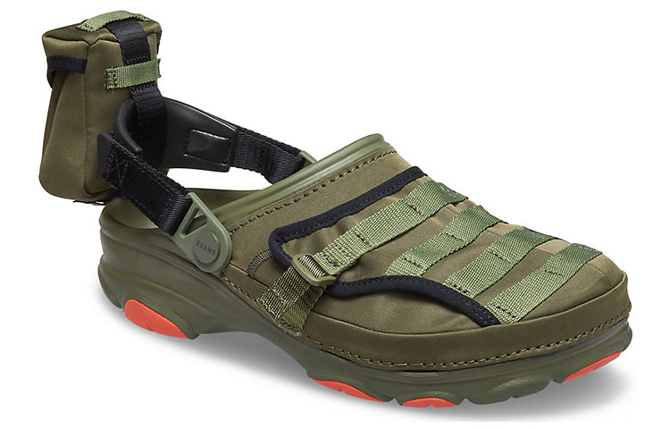 Сандалии Crocs BEAMS x Classic All-Terrain Military Clog 'Army Green', зеленый — фото 4