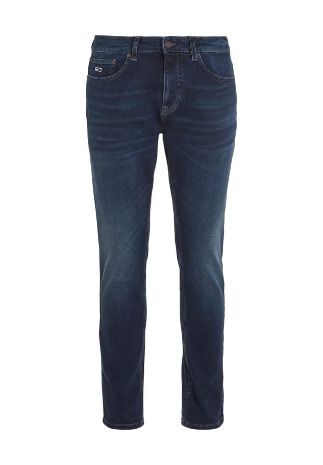 

Джинсы с этикеткой «пять карманов» Tommy Jeans, синий