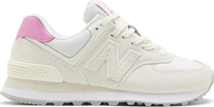 Кроссовки Wmns 574 'Sea Salt Real Pink', кремовый