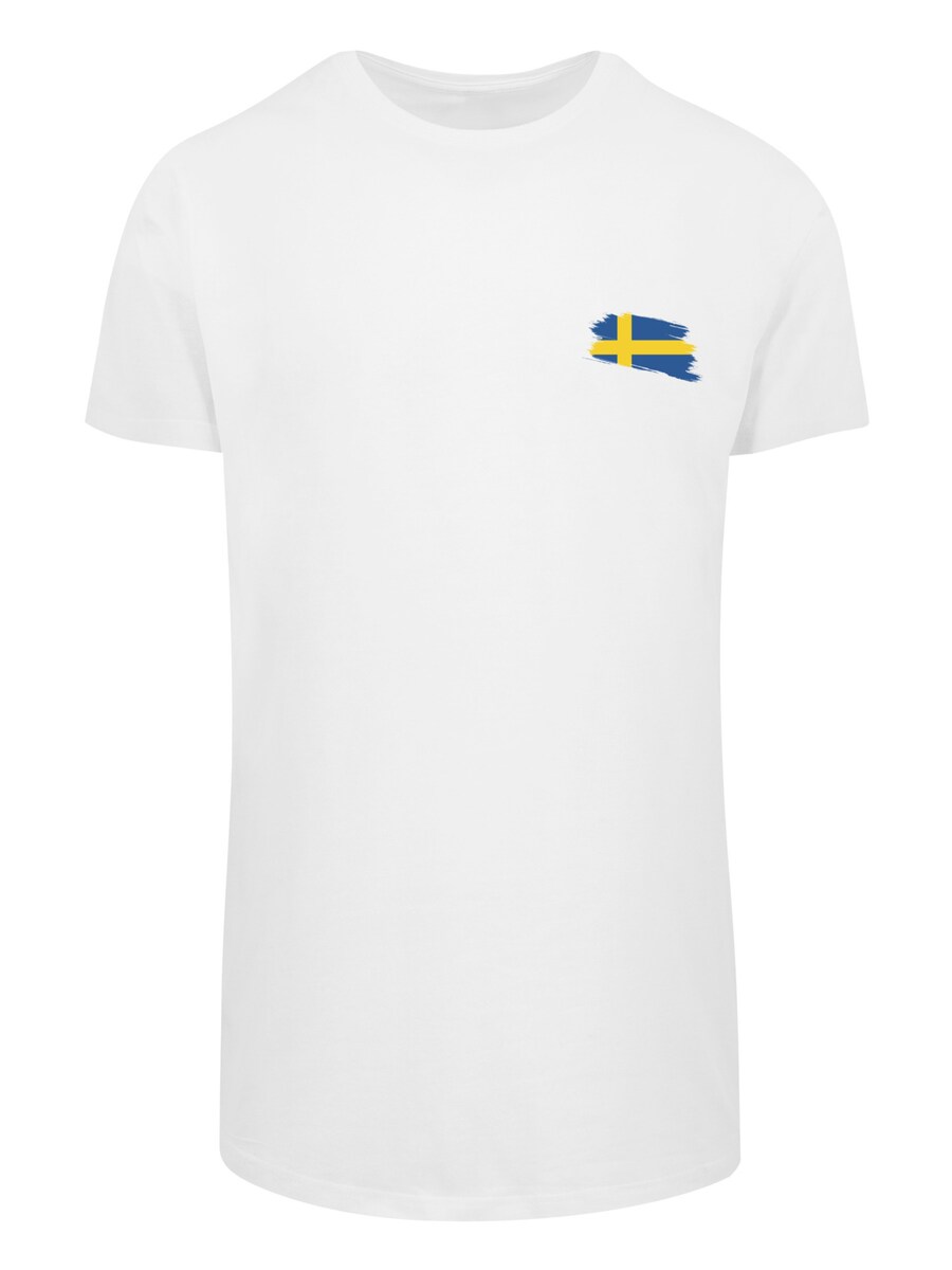

Рубашка F4NT4STIC Sweden Schweden Flagge, белый