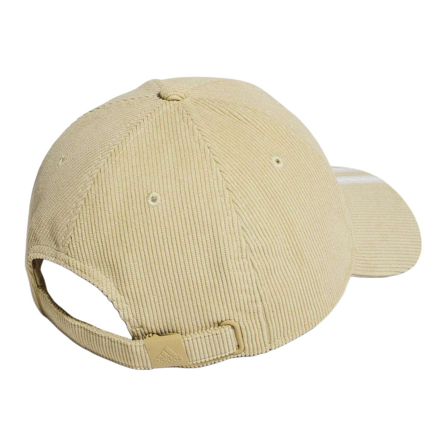 

Унисекс бейсболка из вельвета песочного коричневого цвета Adidas