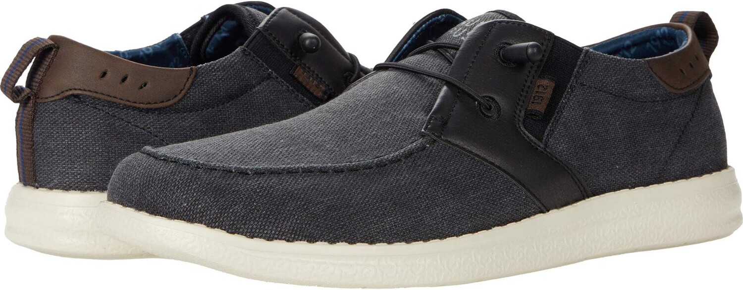 

Лоферы Brewski Moc Toe Slip-on with Elastic Bungee Nunn Bush, черный