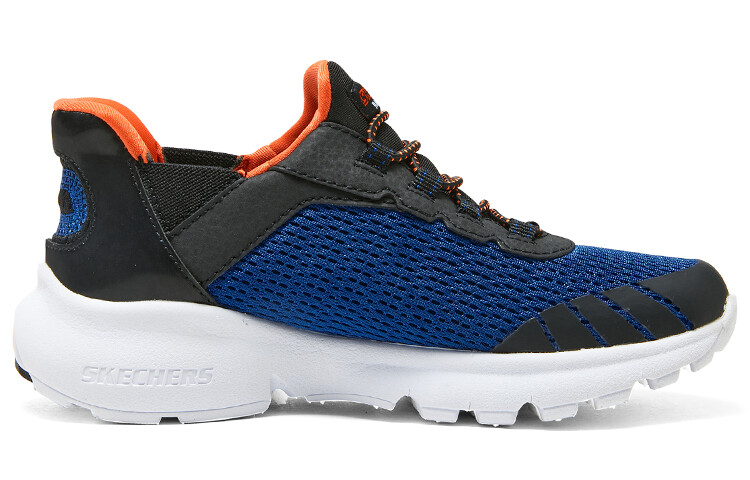 Детские кроссовки GS черные Skechers, синий/черный — фото 2