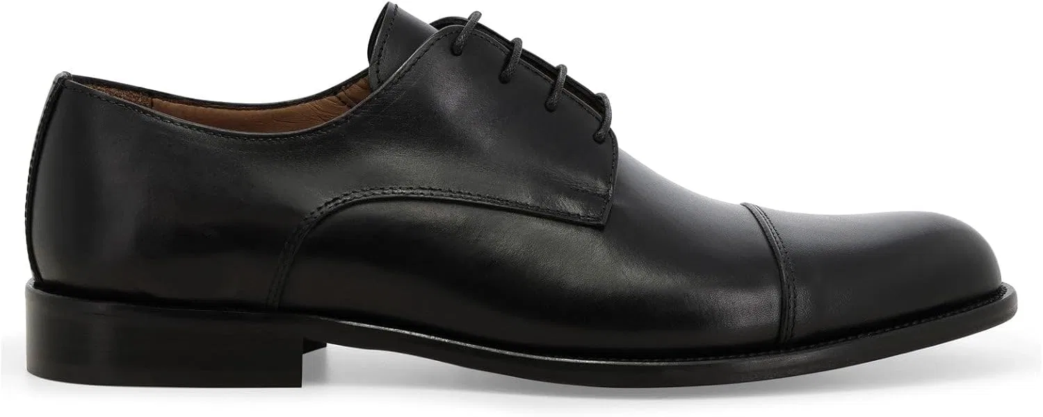 Мужские туфли Melluso Francesina Elegant, черные кожаные P/E