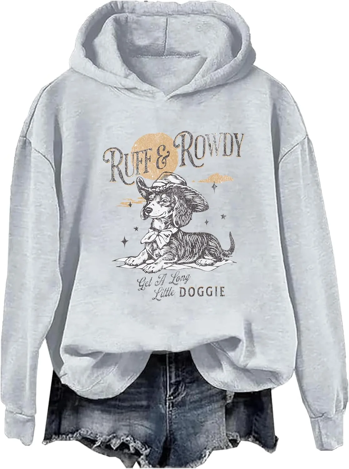 

Толстовка Dachshund Cowboy A AHHYESS