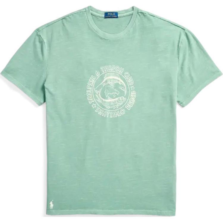 

Polo Ralph Lauren Мужская футболка FW24 Island Aqua Green, Зеленый, Polo Ralph Lauren Мужская футболка FW24 Island Aqua Green