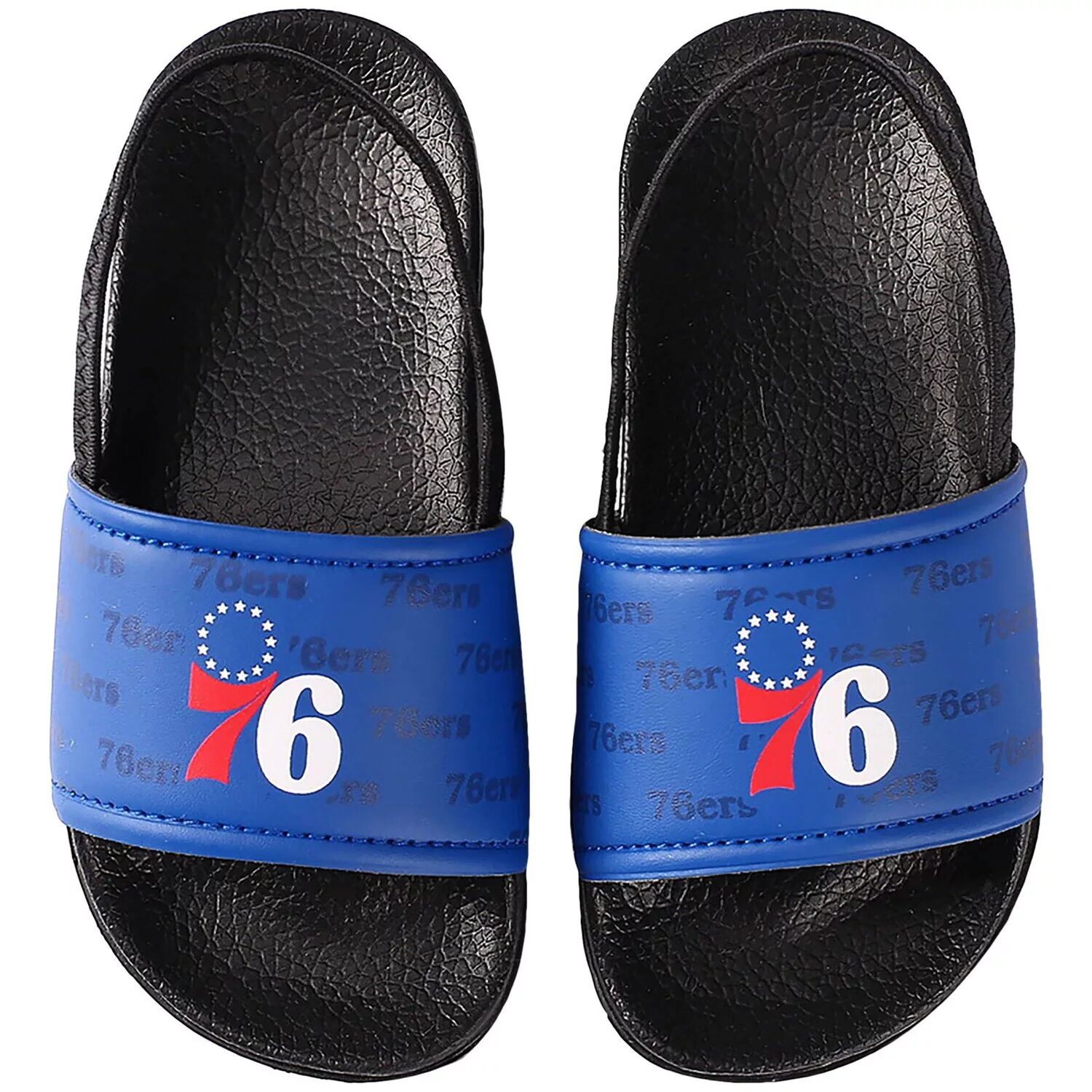 

Сандалии Toddler FOCO Philadelphia 76ers Wordmark Legacy Unbranded