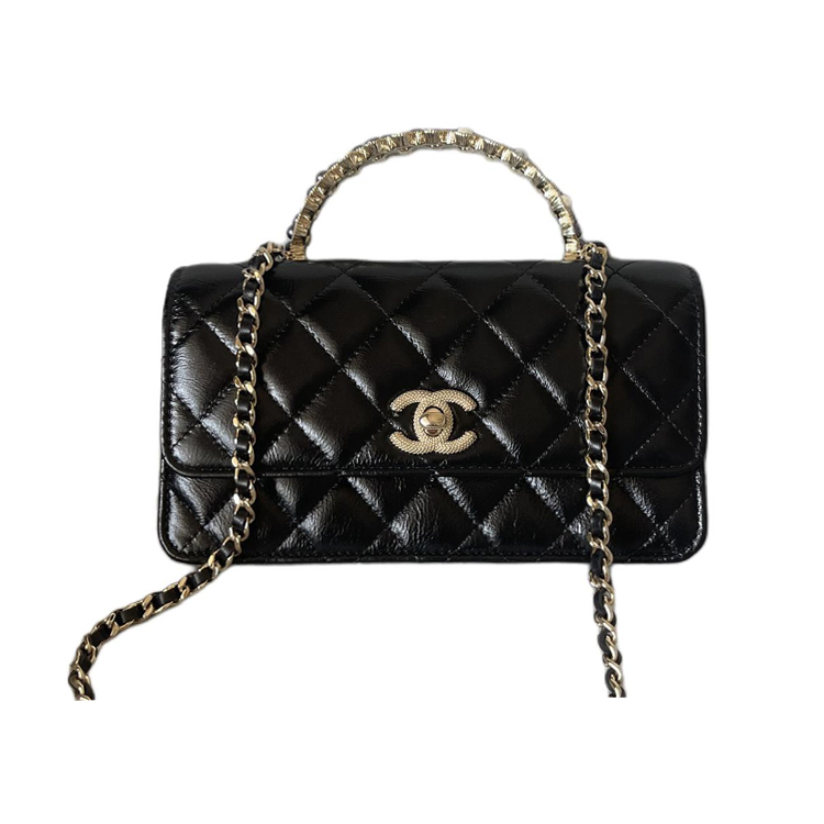 

CHANEL Сумка-баул из овчины, сумка через плечо, кроссбоди, женская сумка black