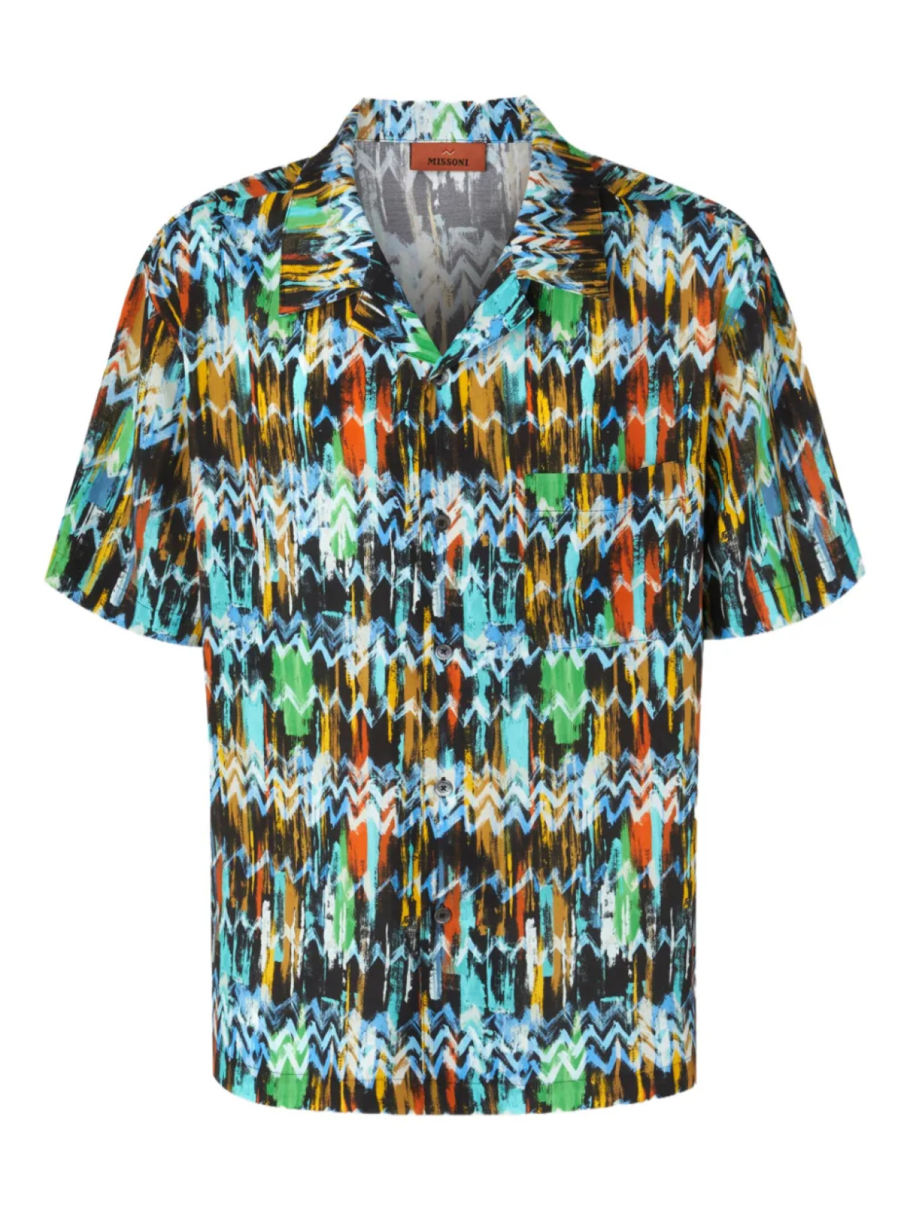 

Рубашка с зигзагообразным принтом Missoni, черный