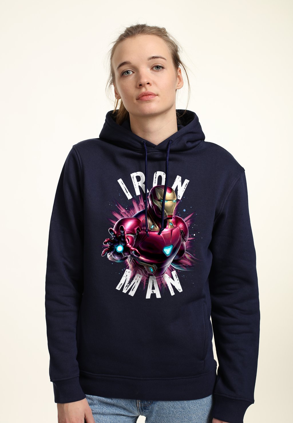 

Толстовка с капюшоном AVENGERS ENDGAME IRON MAN BURST Marvel, темно-синий