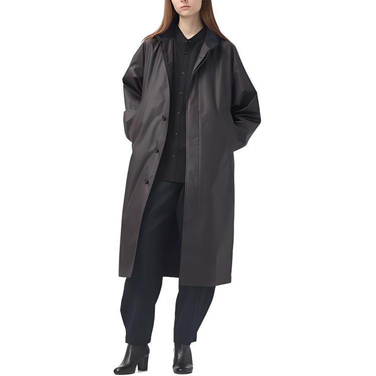 U Collection Пальто женское темно-умбра UNIQLO — фото 2