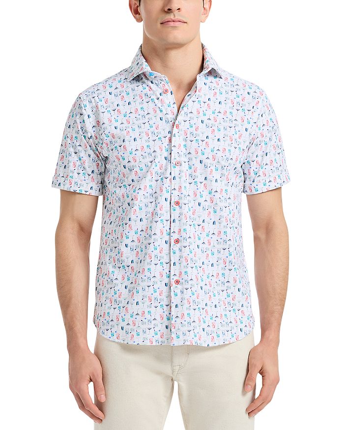 

Классическая рубашка на пуговицах Mix N Match Robert Graham, мультиколор