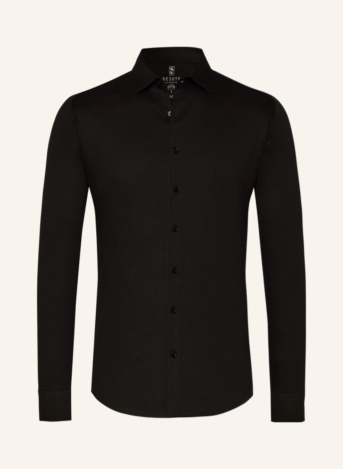 

Рубашка DESOTO JerseySlim Fit, черный