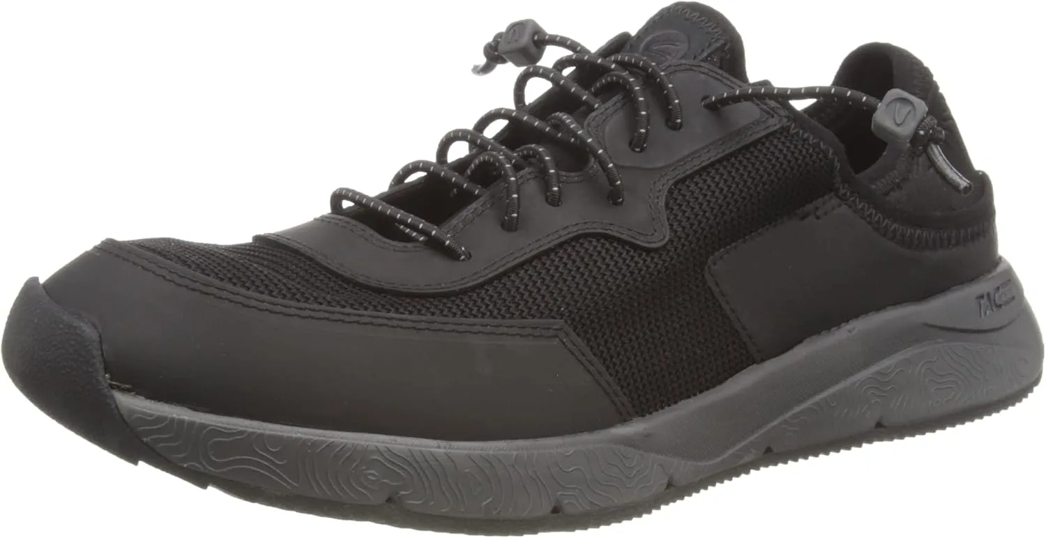 Мужские низкие кроссовки Clarks Davis, черный