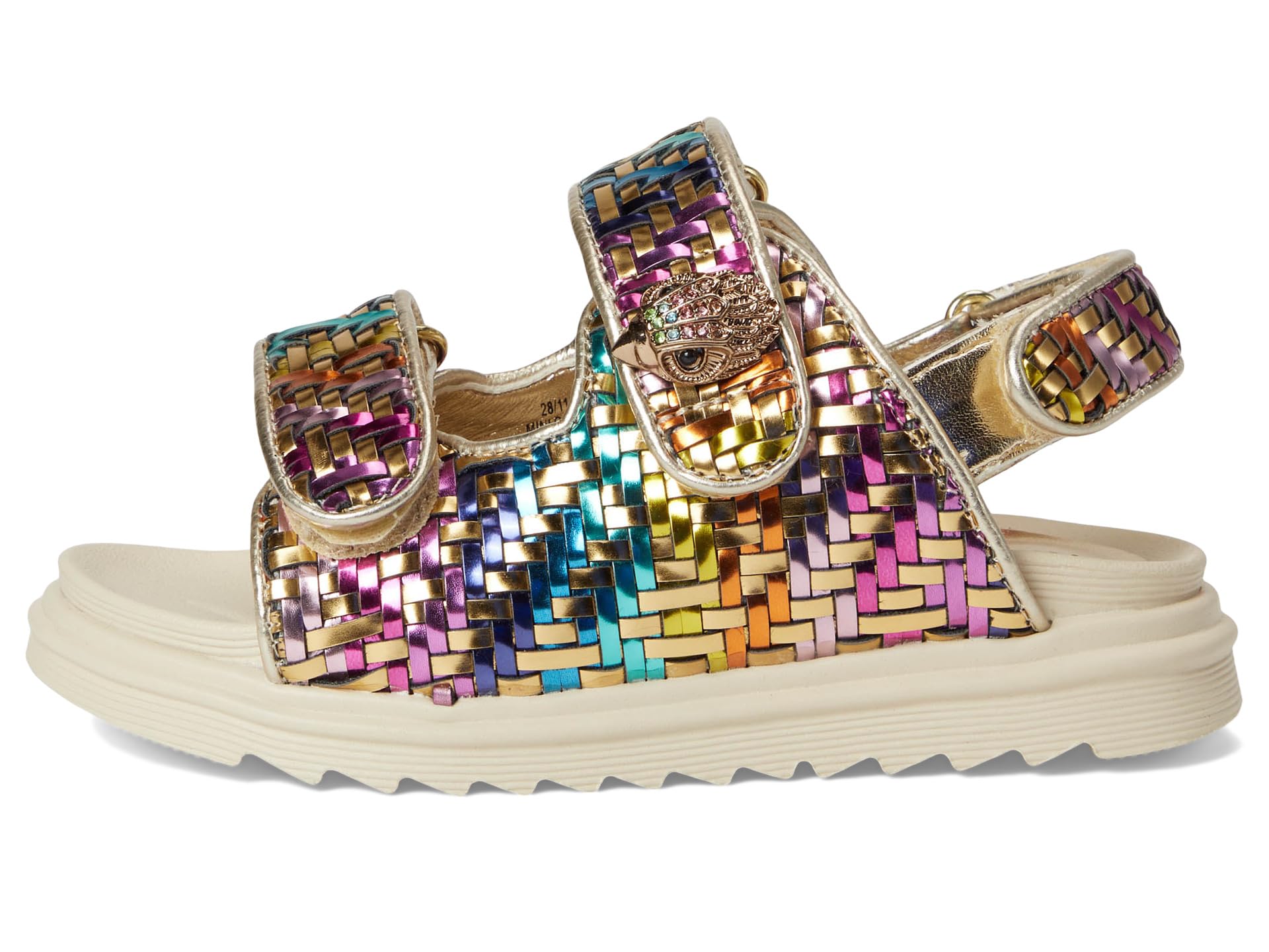 Сандалии Kurt Geiger London Kids Mini Orson, цвет Gold Multi — фото 4