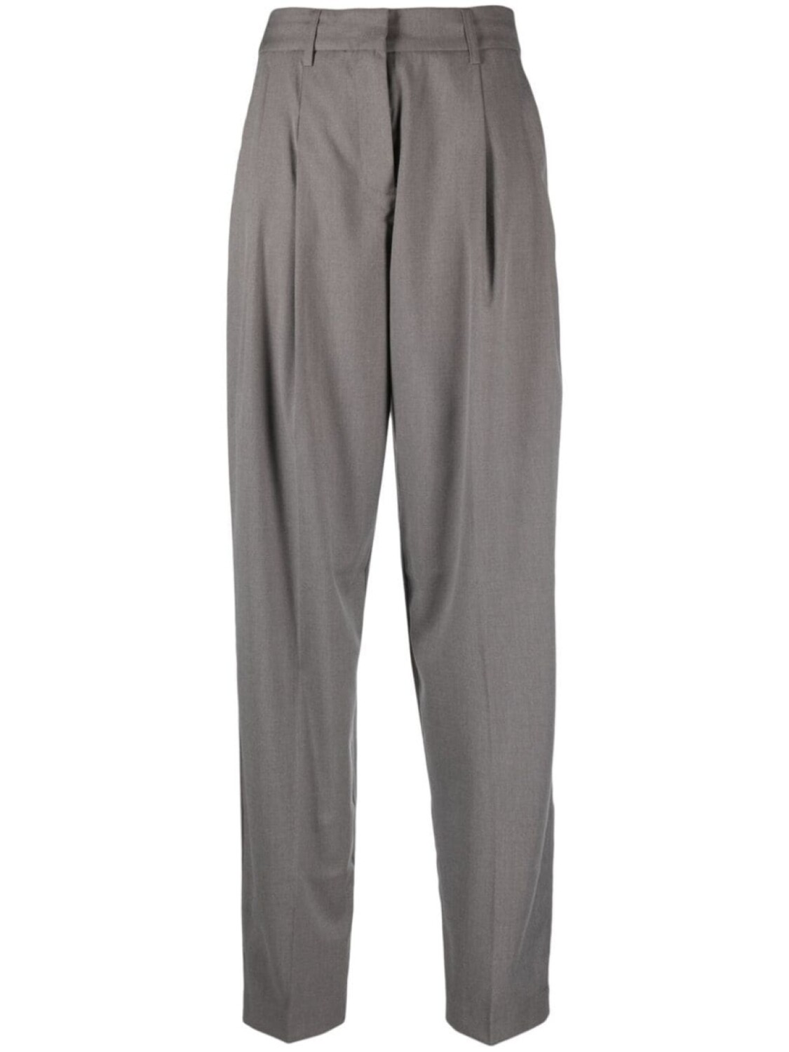 

REMAIN pleat-detailing tailored trousers, серый