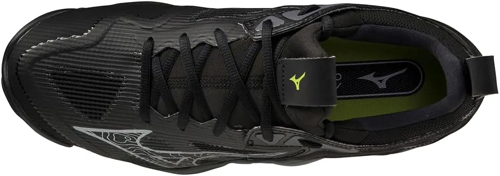 Мужские волейбольные кроссовки Mizuno Wave Momentum 3, Black Grey — фото 4