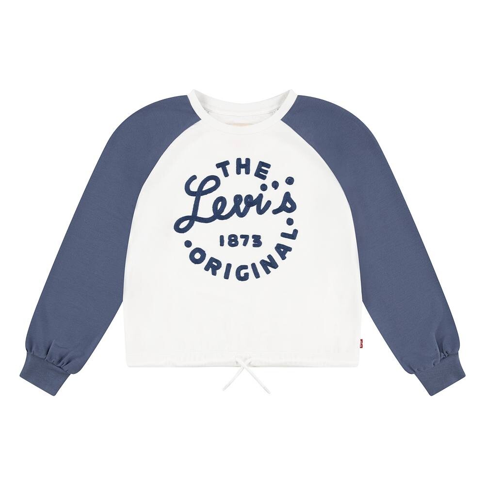 

Футболка с длинными рукавами Levi's Raglan для девочек 7–16 лет, синий