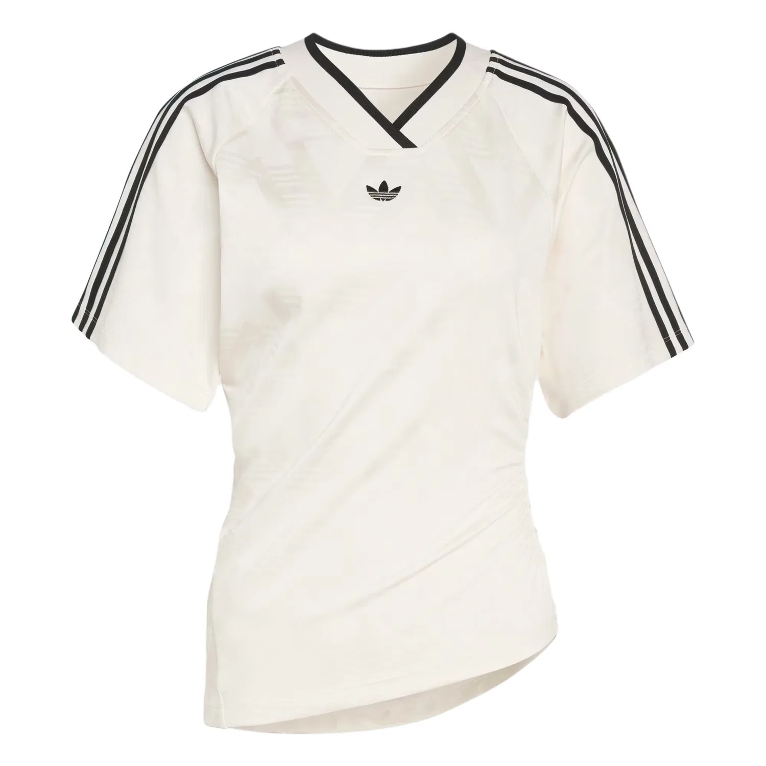 Футболка с воланами с коротким рукавом Football Adidas Originals, Ecru