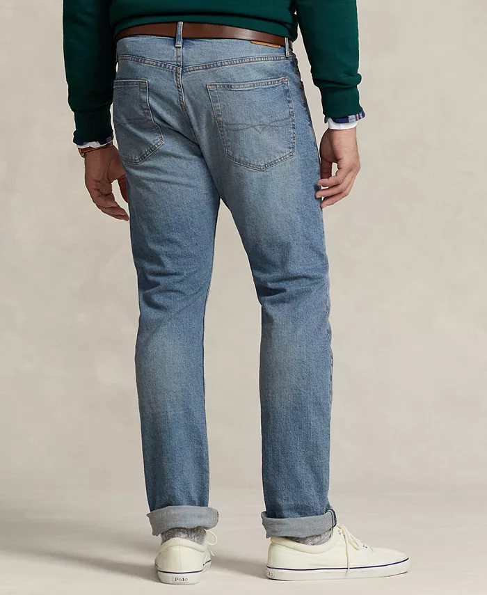 Мужские джинсы Big & Tall Hampton Relaxed Straight Polo Ralph Lauren, слоновая кость/кремовый — фото 2