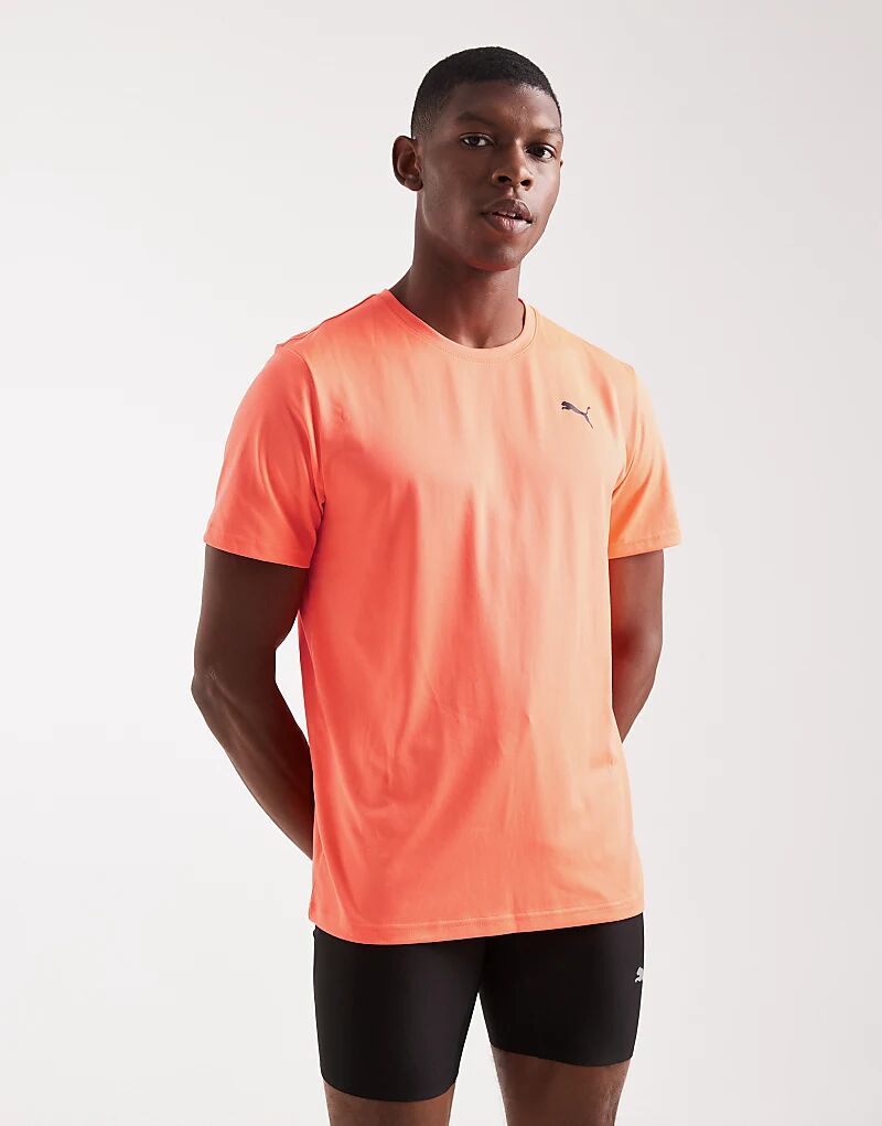 

Футболка Puma Tad Essentials Solid Cat красного цвета