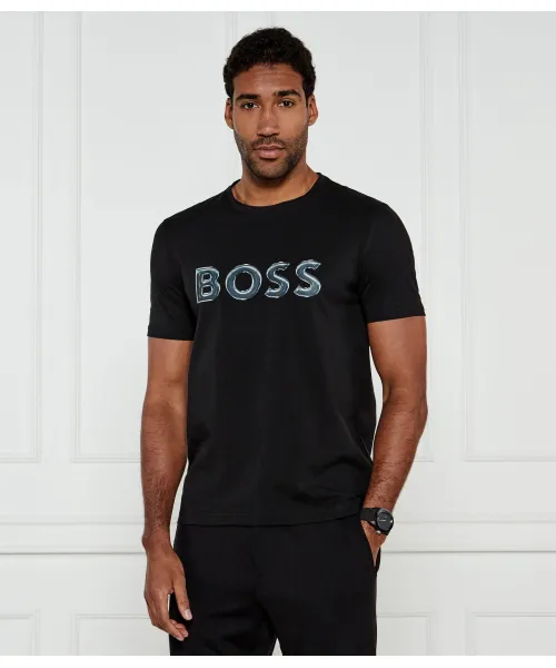 

Футболка с логотипом Regular fit Boss Green, черный