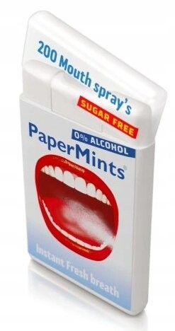 

Спрей, освежающий дыхание, 12 мл Mouth PaperMints, Inna marka