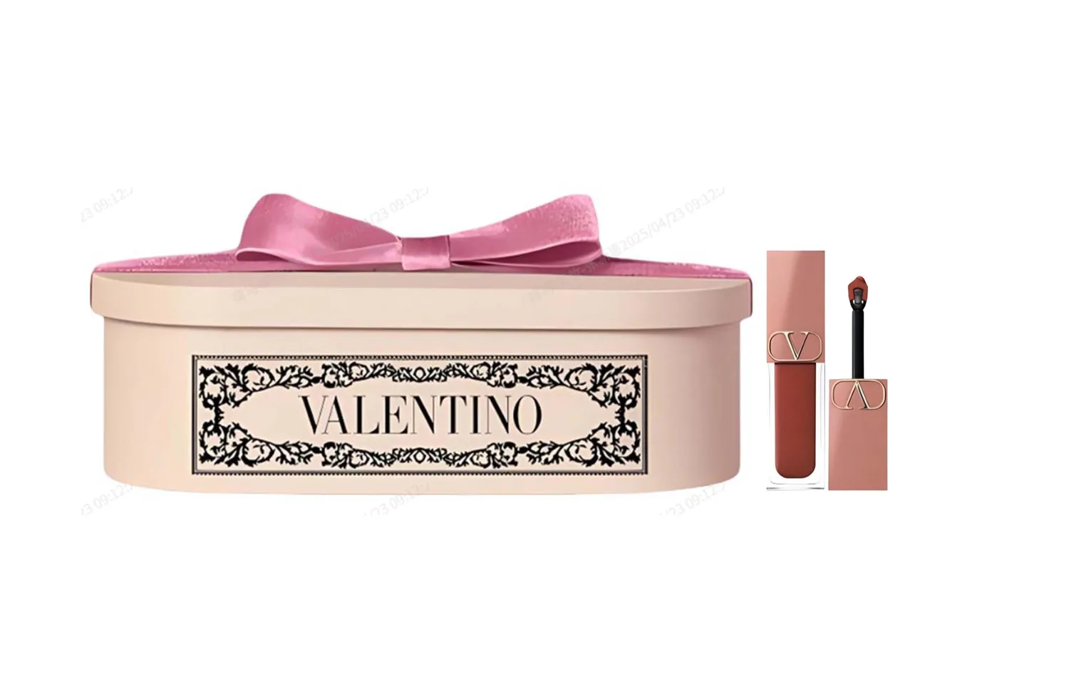 Valentino Матовый блеск для губ Naked Tube Matte Easy to Blend Adherent, 6.5 мл, лимитированная серия Box, #77A — фото 2
