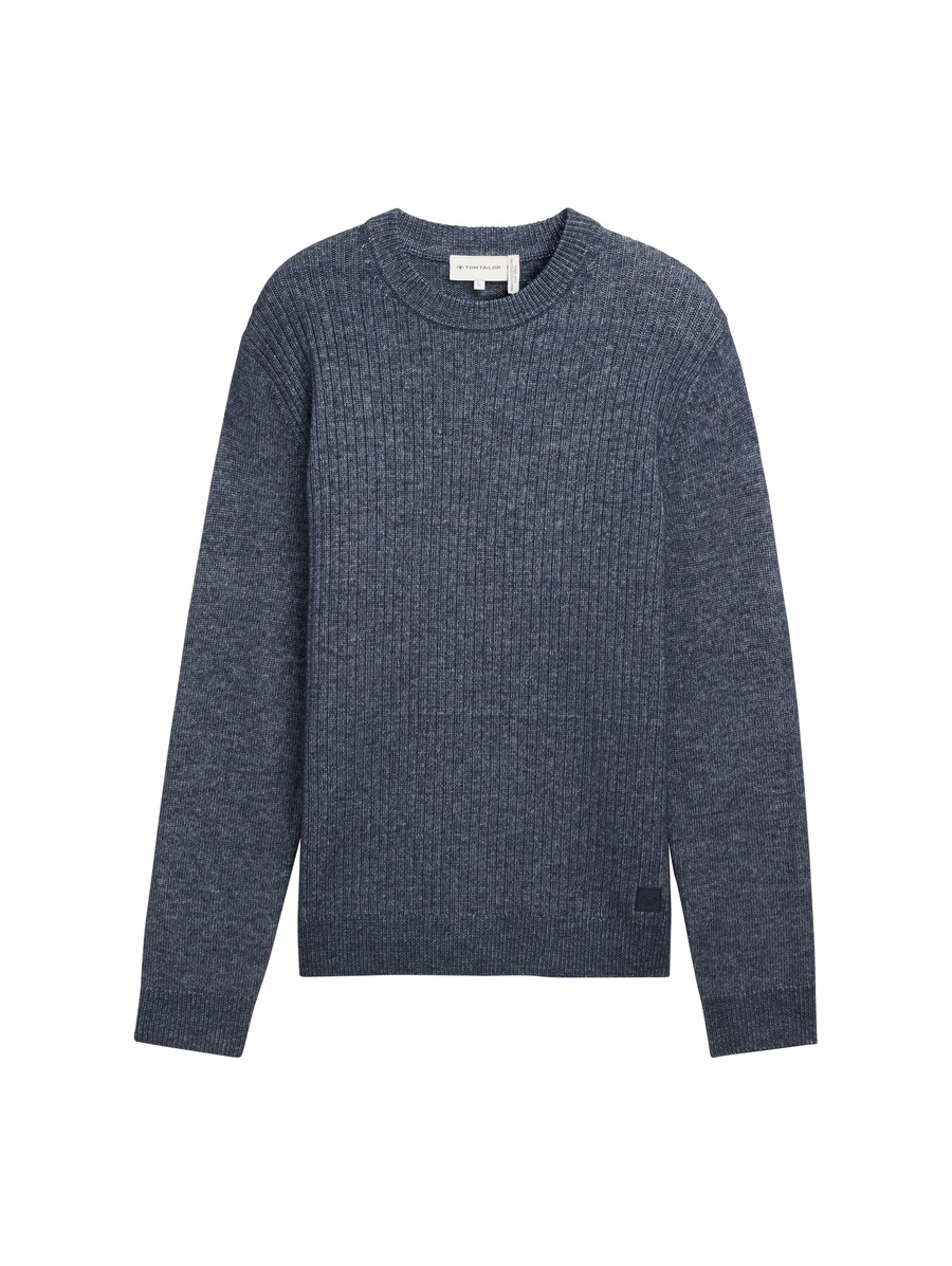 

Свитер TOM TAILOR, цвет mottled blue