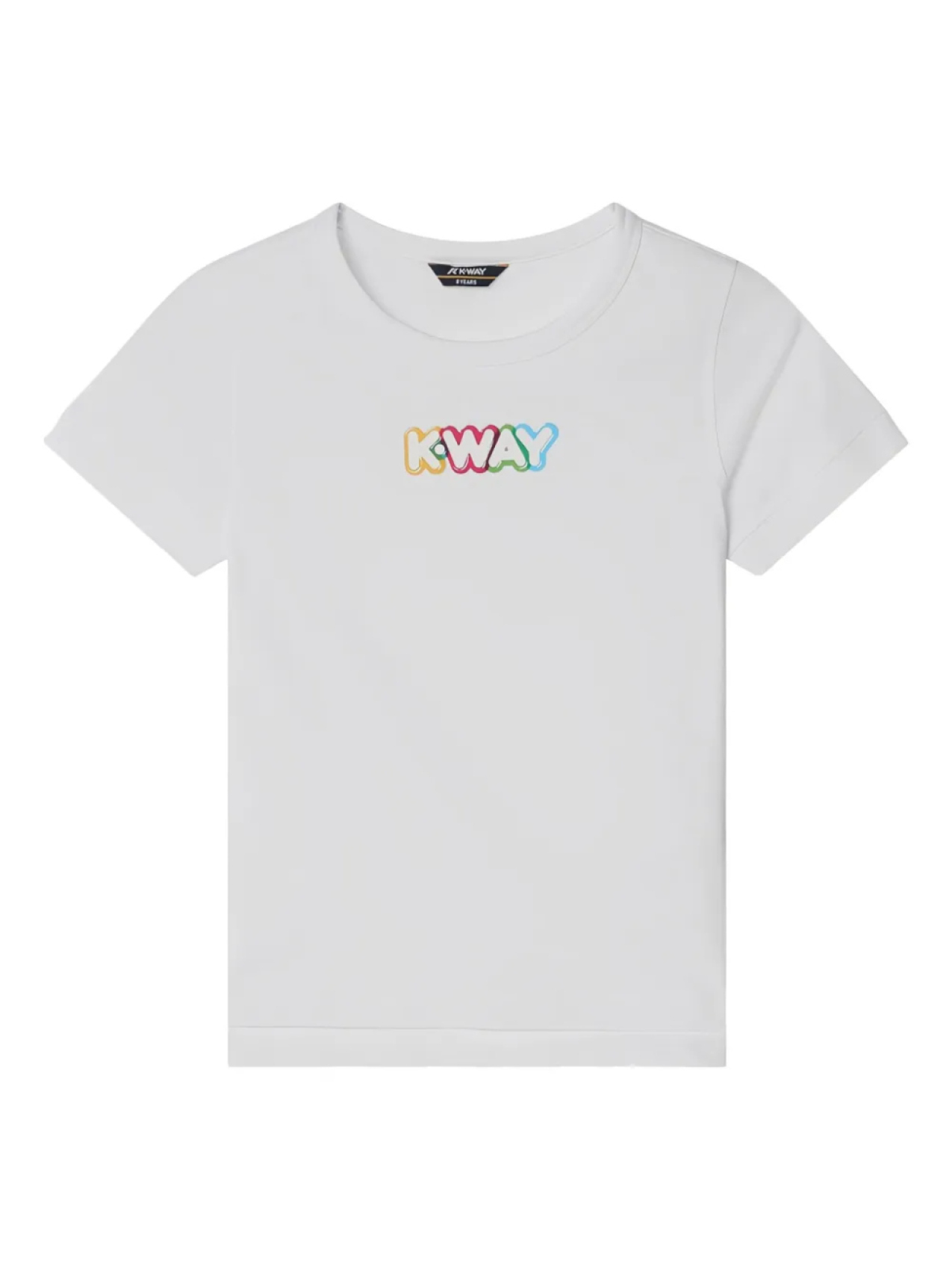 

K Way Kids футболка с логотипом, белый