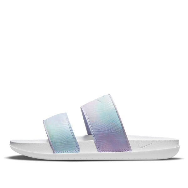 Тапочки offcourt duo 'white pure violet' Nike, белый