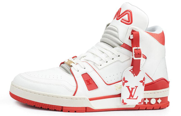 

Кроссовки LV Trainer Mid White Red Louis Vuitton