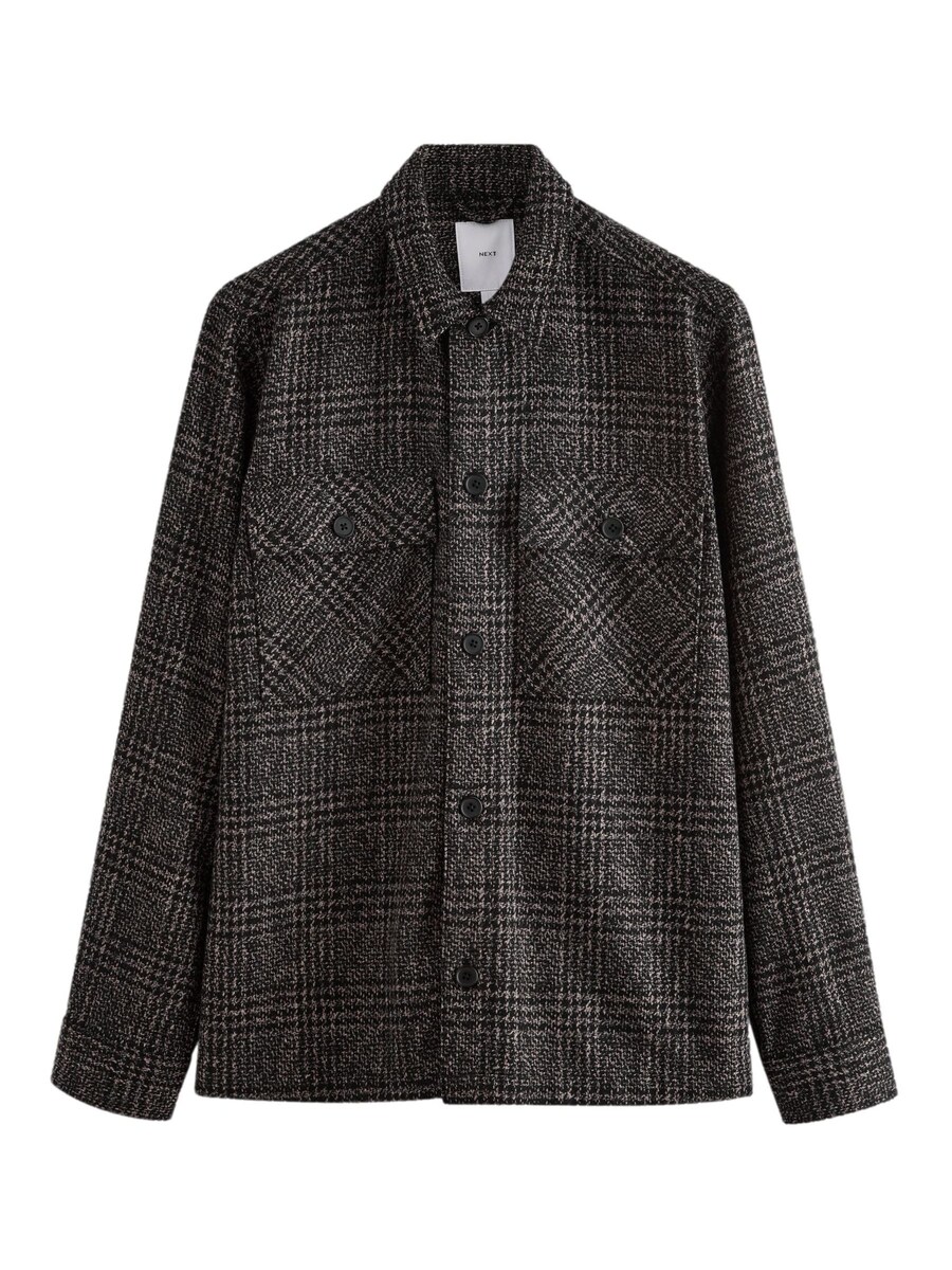 

Межсезонная куртка обычного кроя Next, черный