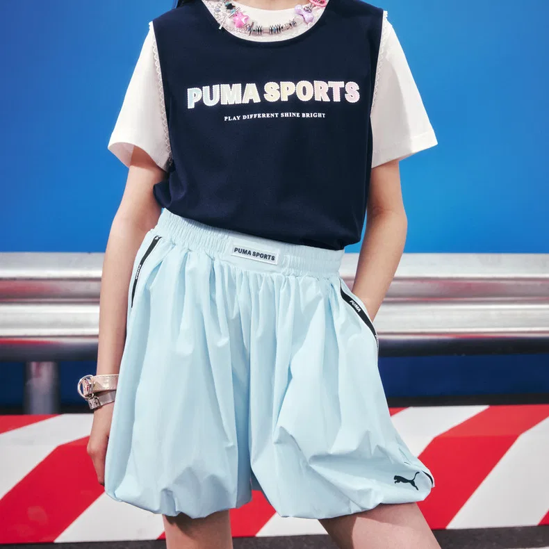Детские шорты Thin PUMA, Ice Blue 80901 — фото 4