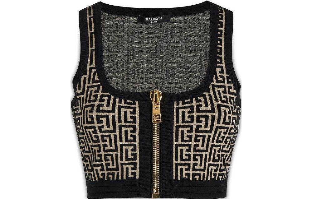 

BALMAIN Майка женская черная