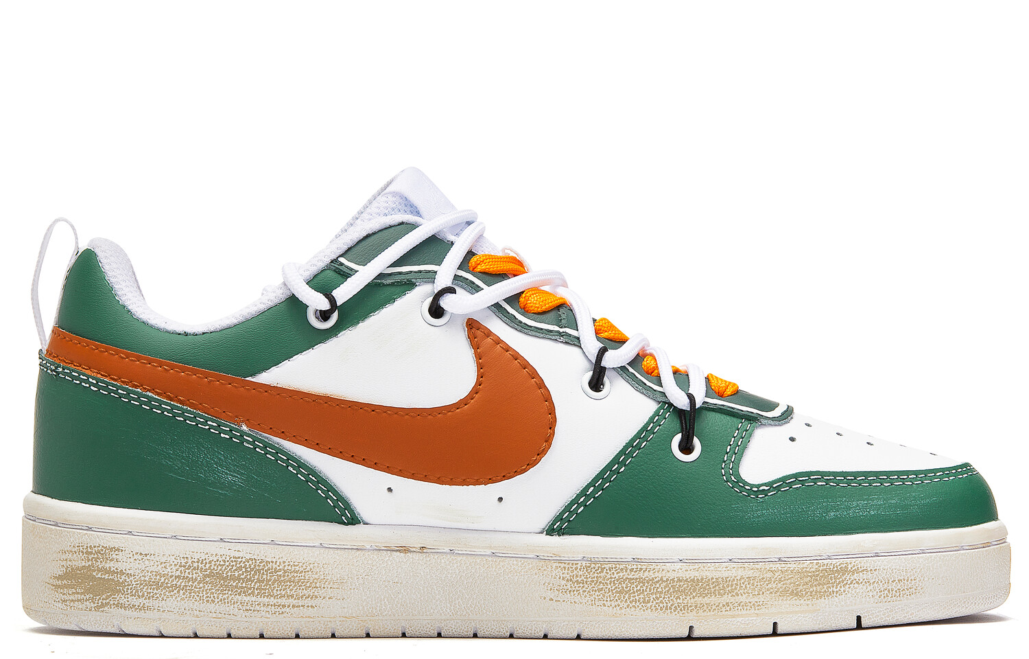 

Кроссовки Nike Skateboarding Shoes Women's Low-top Green/Orange, цвет Ocean Green