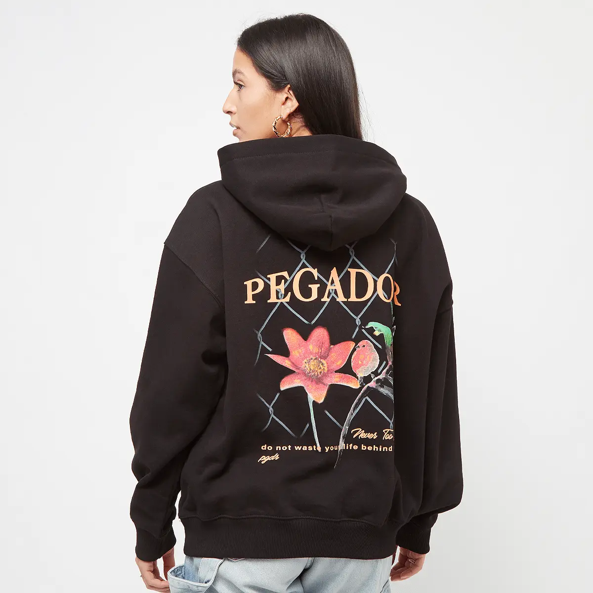 

Худи Pegador Maramie Oversized, черный