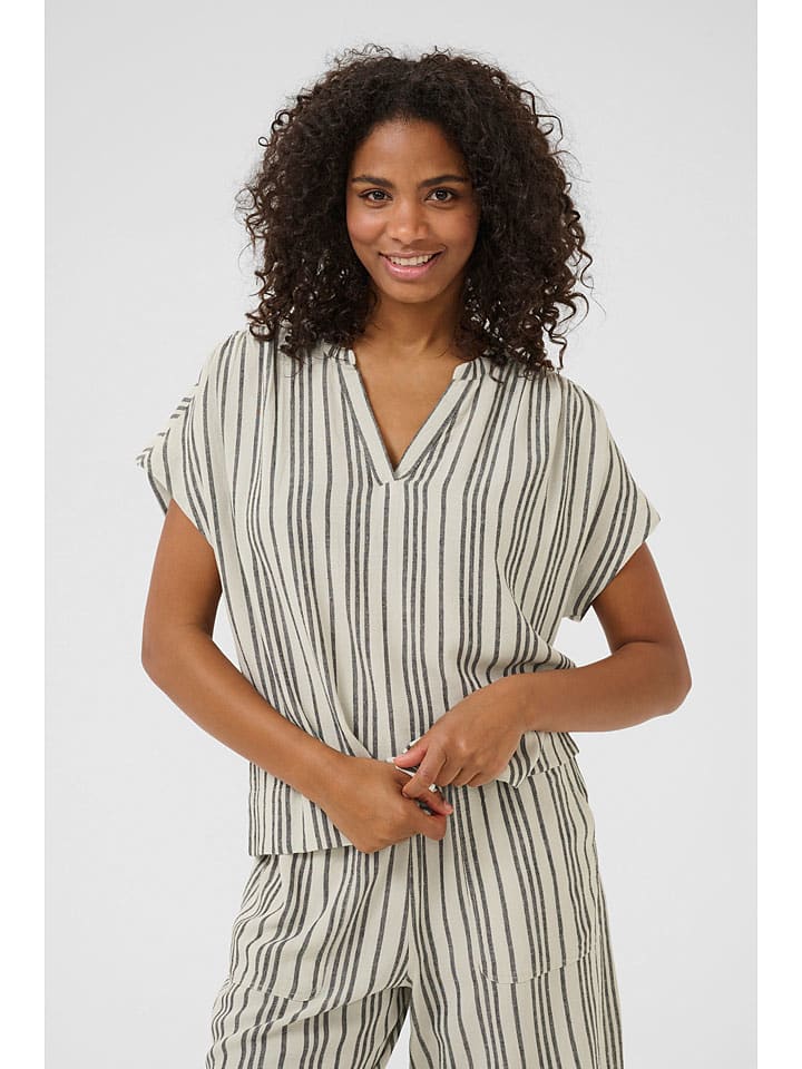 

Блузка Milia Kaffe, цвет mint/schwarz