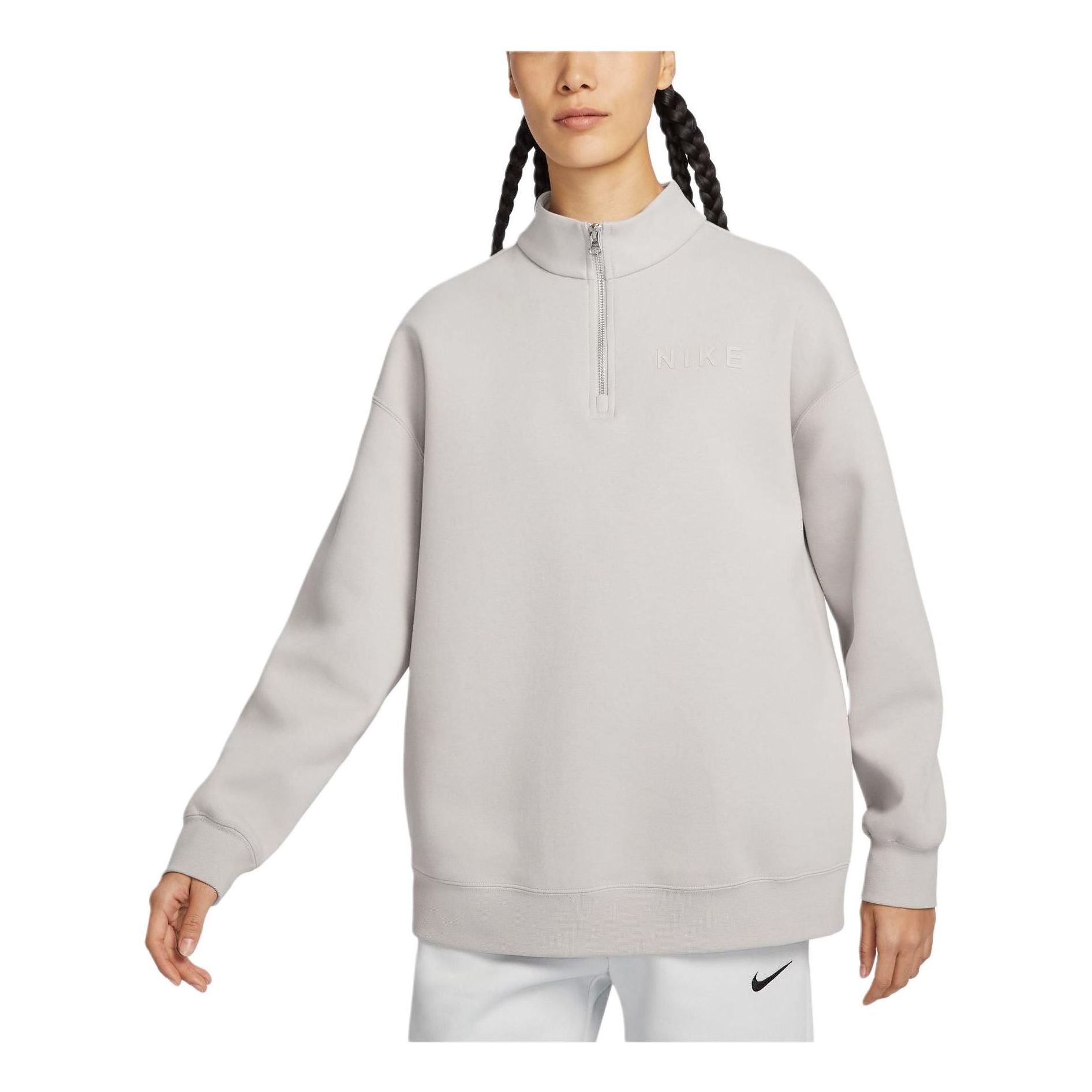 

Спортивный топ (WMNS) Nike Sportswear Top 'Light Iron Ore' HF5175-012, серый