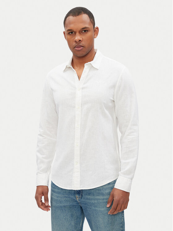 

Рубашка обычного кроя Arnau PM308844 Pepe Jeans, белый