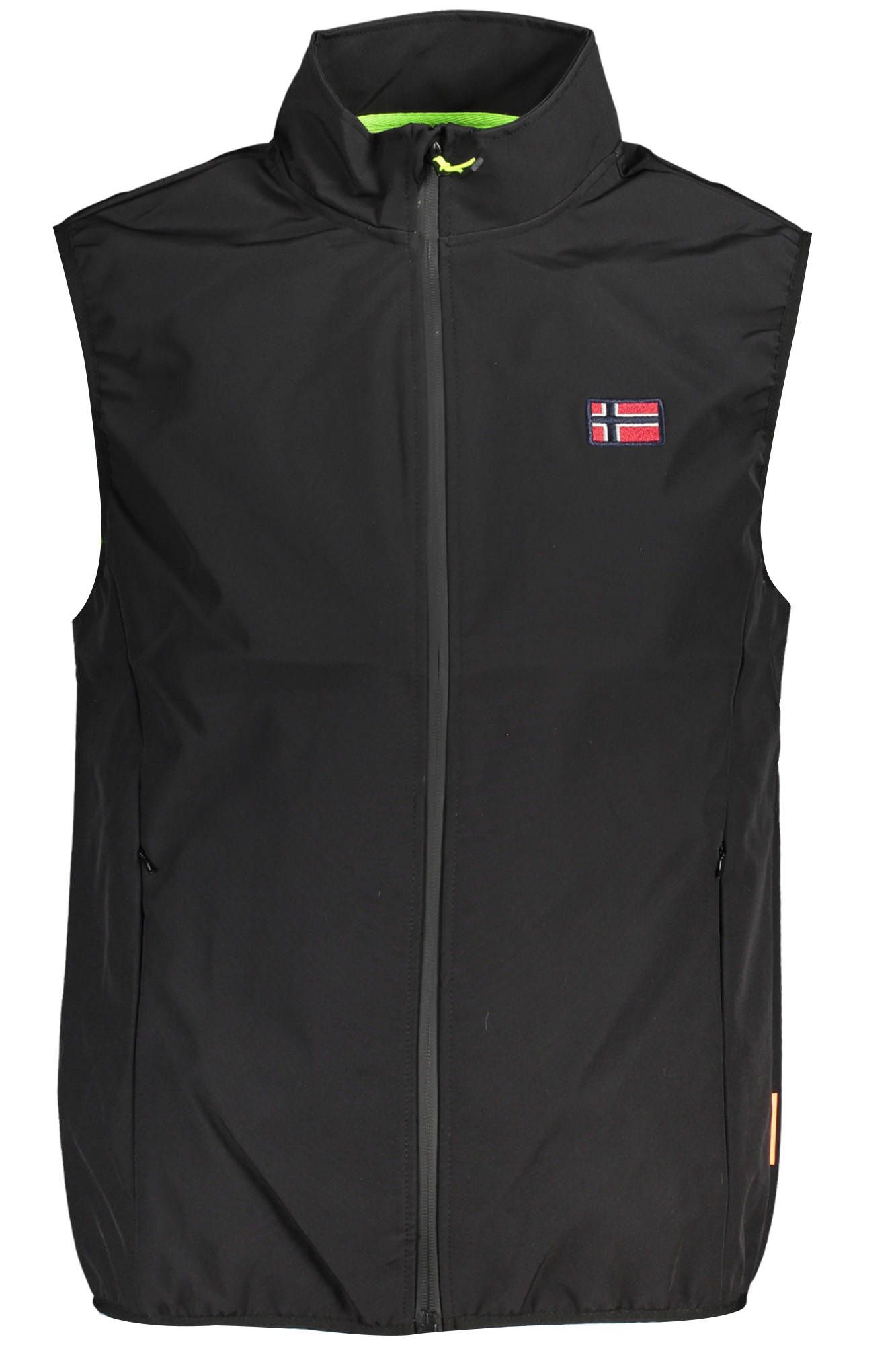 

Черная мужская куртка без рукавов из полиэстера Geographical Norway