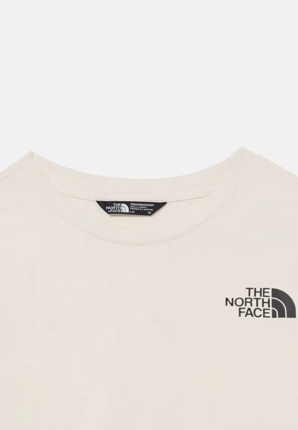 Подростковая футболка унисекс с длинным рукавом The North Face, White Dune — фото 4