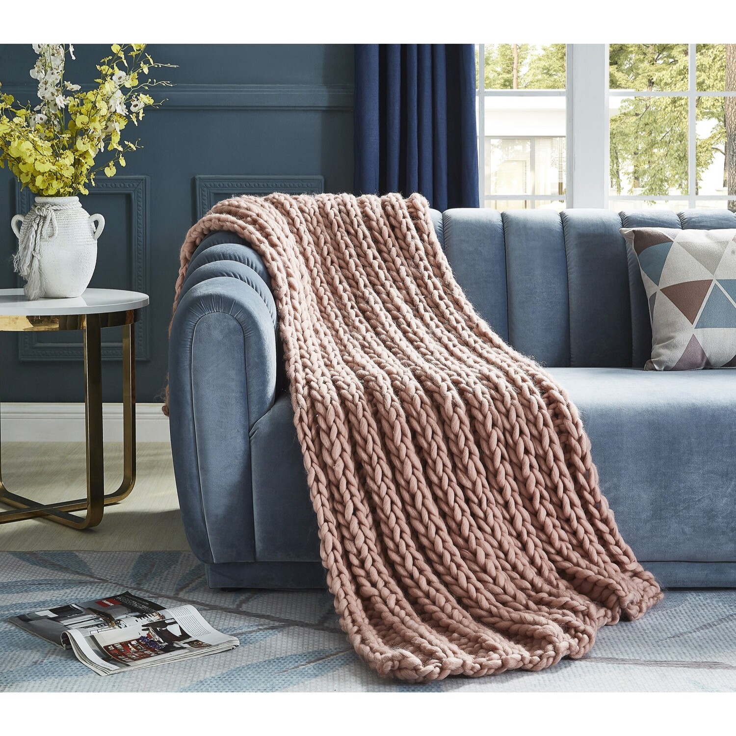 

Плед Cozy Tyme Coronela, цвет Blush