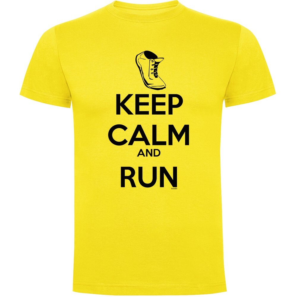 

Футболка Kruskis Keep Calm And Run, желтый