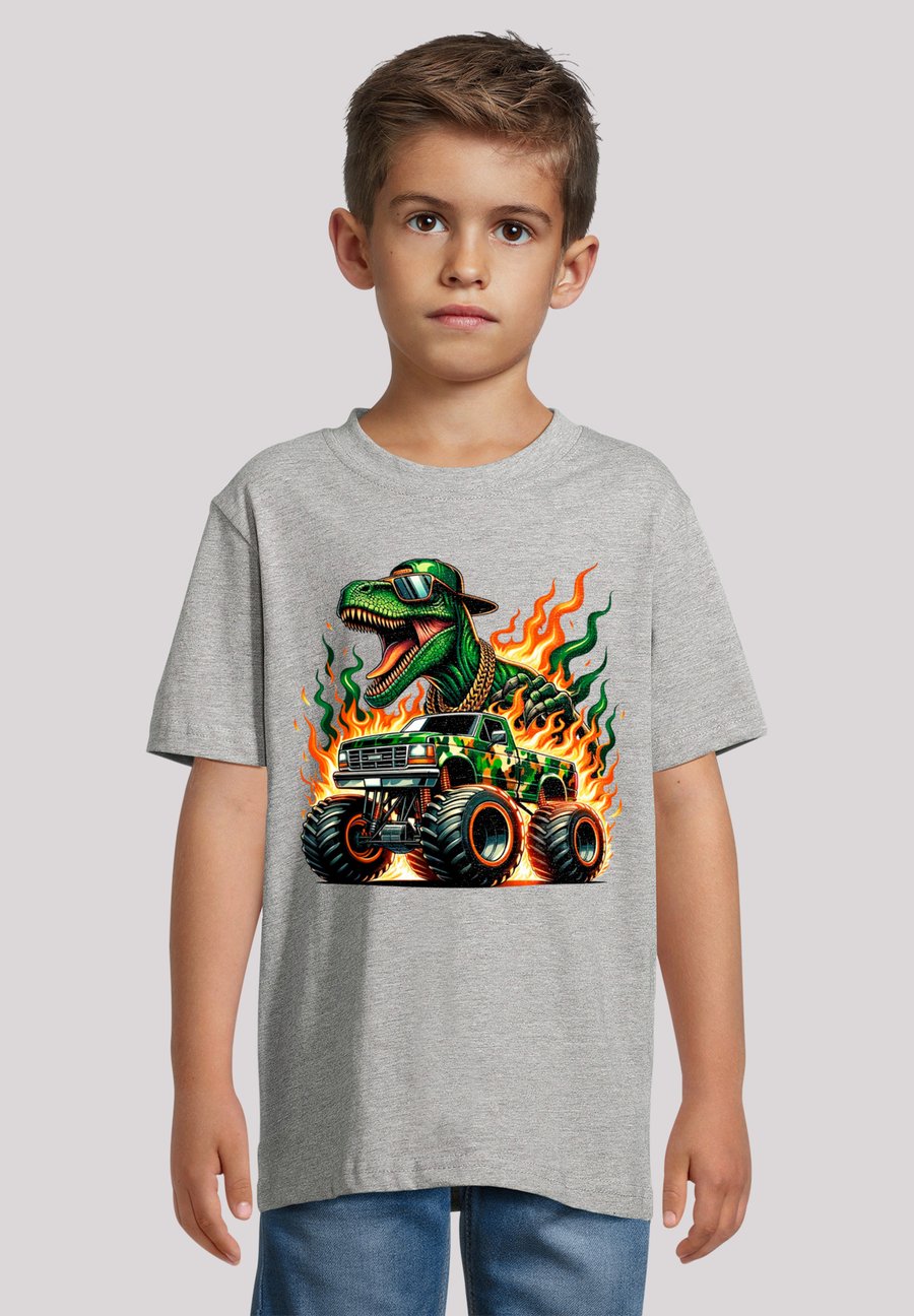 

Футболка F4NT4STIC DINOSAURIER MONSTERTRUCK FEUER, Heather Grey/Grey, Серый, Футболка F4NT4STIC DINOSAURIER MONSTERTRUCK FEUER, Heather Grey/Grey